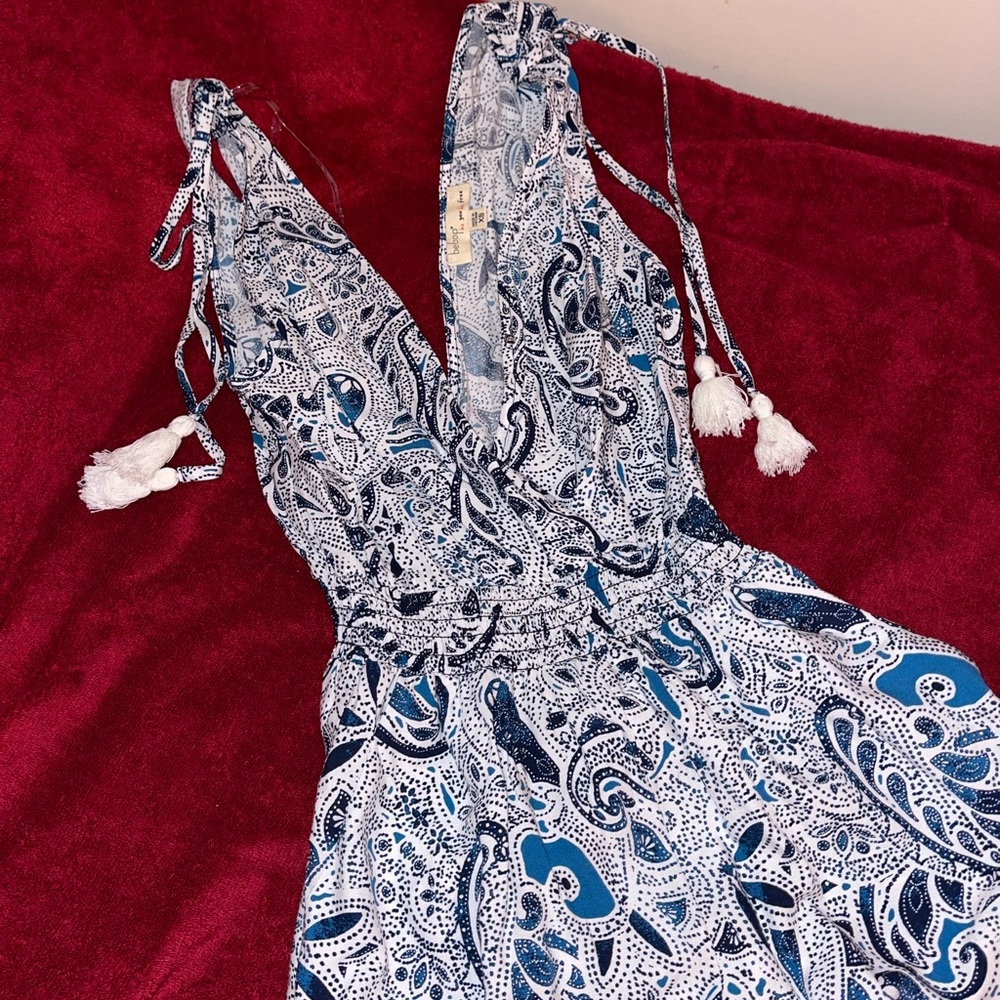 SUPER FUN BUTTON UP ROMPER